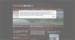 Desktop Screenshot of piacenzameteo.it